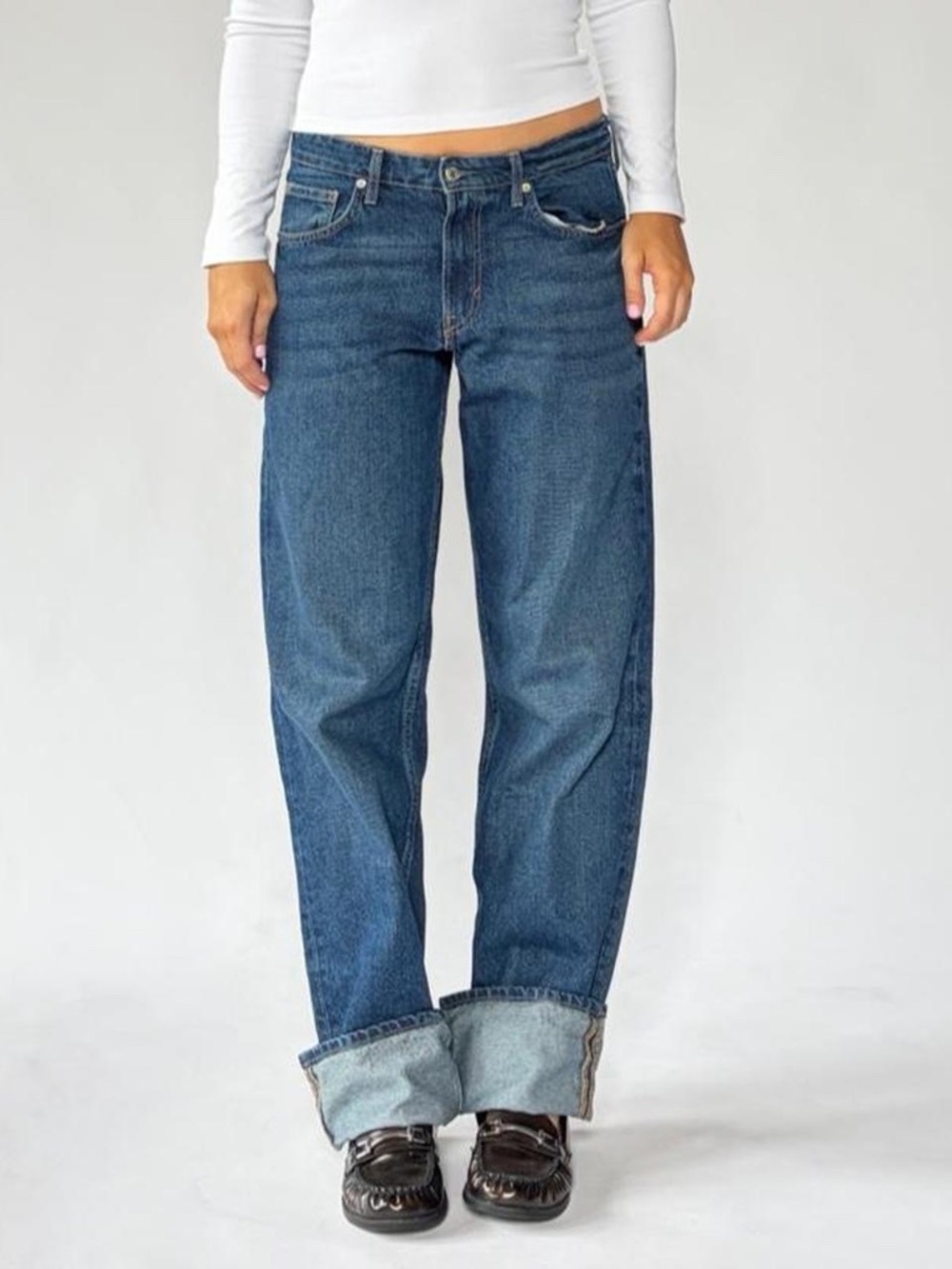 Boyfriend Jeans Low Rise Baggy Fit 8 H&M